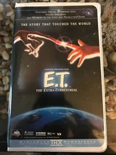 E.T. The Extra-Terrestrial (VHS, 1996, Clamshell) With PROMO