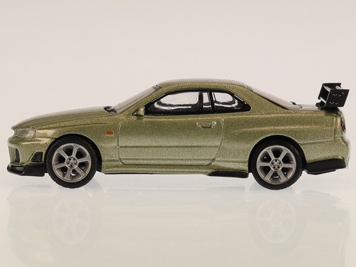 Nissan Skyline GT-R R34 TOMMYKAIRA R-Z 1999 grigio modello di auto MGT 1:64 - Foto 2 di 4