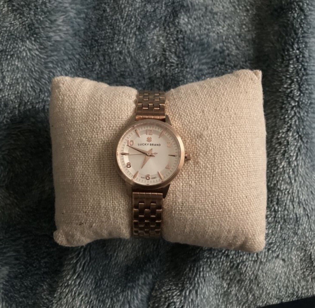 Lucky Brand Rose Gold Watch with Beaded Bracelets TORREY MINI ROSE GOLD BRACELET WATCH, 28MM | Lucky Brand main image 4
