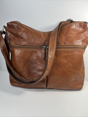 JACK GEORGES Hobo Bag - Voyager Uptown Leather Bag 