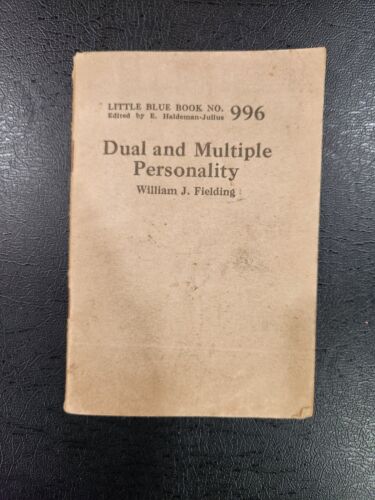 Little Blue Book 996 - Dual and Multiple Personality - William J. Fielding 1926 - Picture 1 of 3