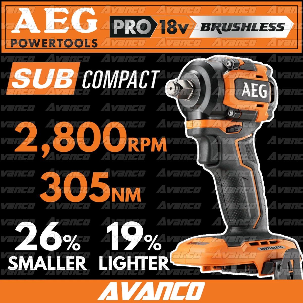 Aeg brushless cheap impact wrench