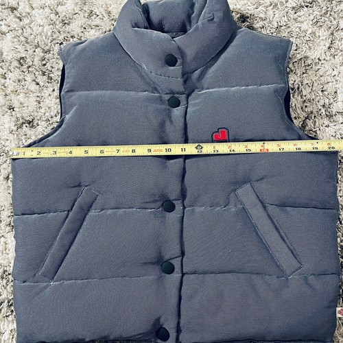 Vintage JNCO Down Puffer Vest YOUTH Size Large Ski Outdoors Gray Y2K - Picture 4 of 12