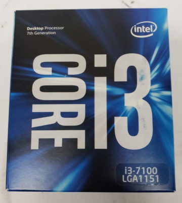 Intel i3-7100 Dual-core 3.90 GHz LGA-1151 Processor BX80677I37100 - New & Sealed
