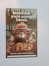 4 1/4 x 6 1/2" Smokey's Remember, you're among Friends. Vintage Decal 80-CFFP-21