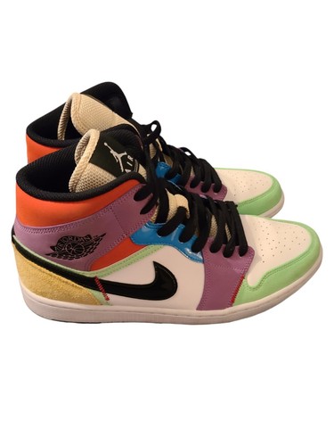Jordan 1 Mid SE 'Multi-Color' (Size 10.5M / 12W) *VNDS/OG All* CW1140-100 - Picture 8 of 13