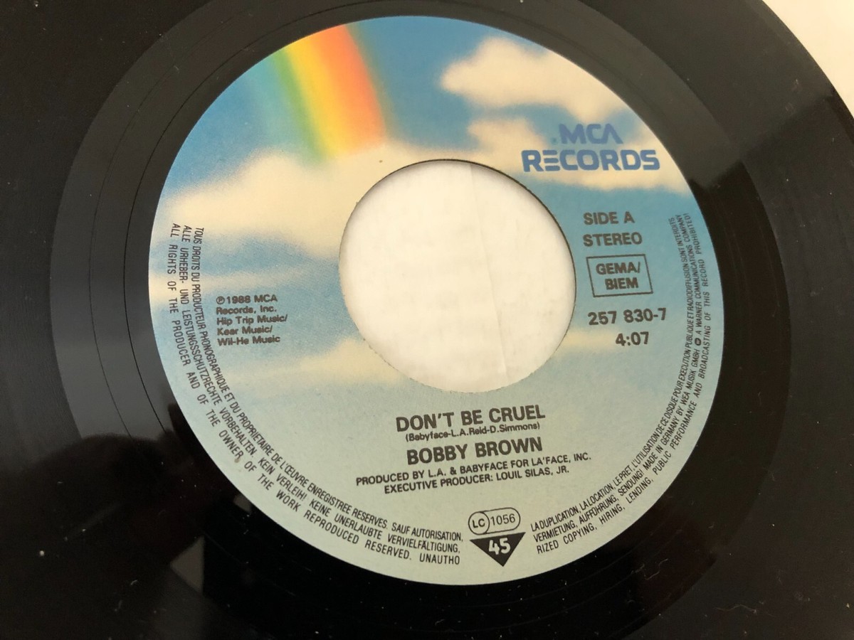 ボビー・ブラウン　　ドント・ビー・クルエル Bobby Brown – Don't Be Cruel - VINYL SINGLE 7
