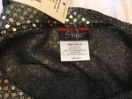 Nuevo con etiquetas Top Cuadrado Vintage Años 90 Lentejuelas Doradas Bling Cami Talla Única - Imagen 4 de 5