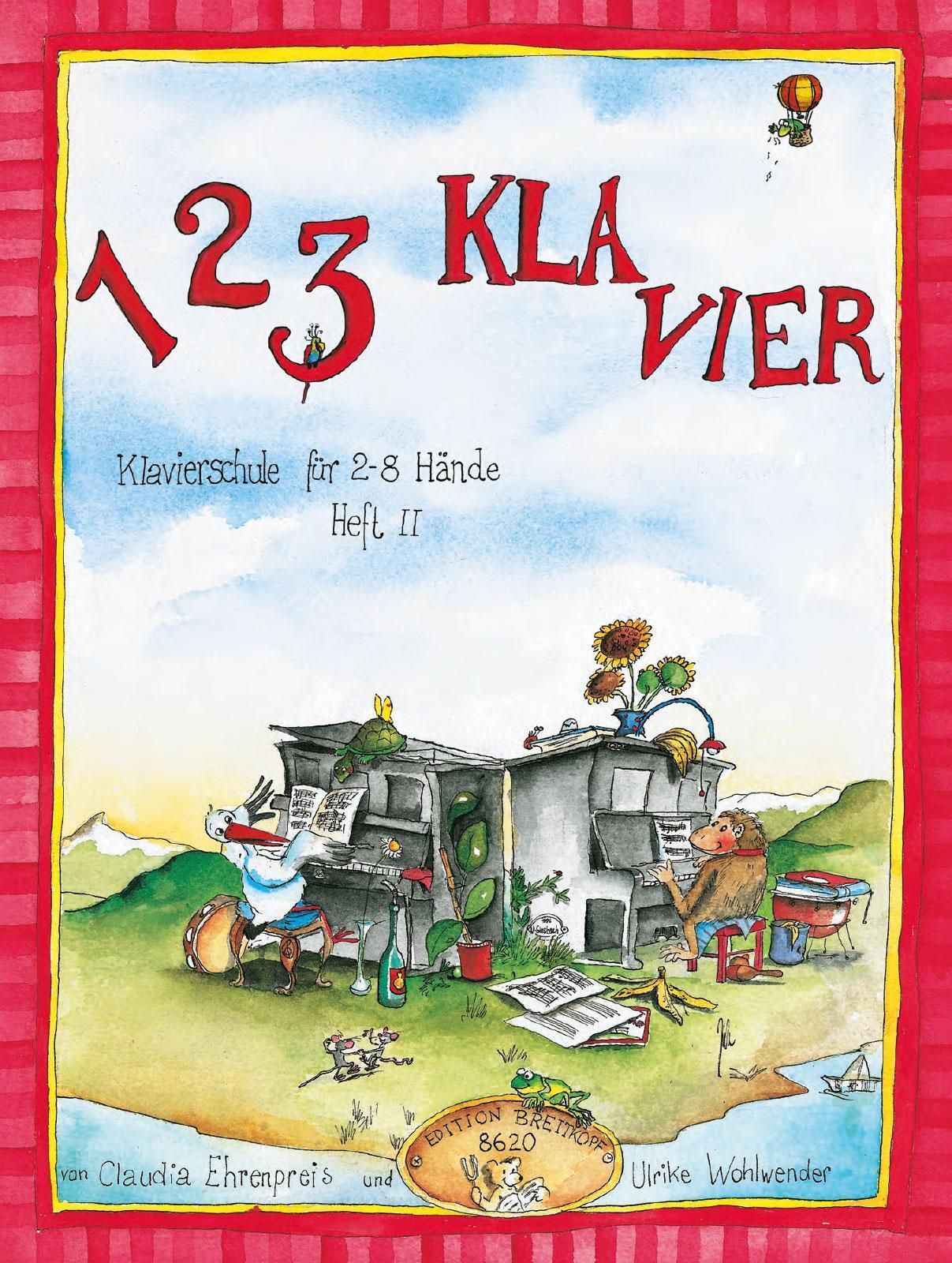 Thumbnail - Claudia Ehrenpreis / 1 2 3 Klavier. H.2 / 9790004180235