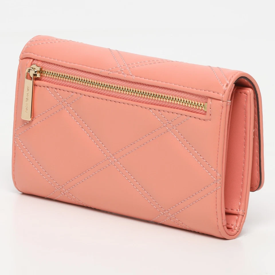 Michael Kors - Portefeuille Jet Set Travel - Cuir - Saumon | NEUF & AUTHENTIQUE - Photo 2/3