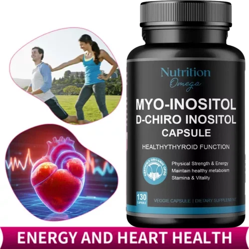 Myo-Inositol D-Chiro Inositol Hormone Balance and Healthy Ovarian 130capsule USA