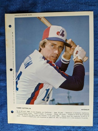 Montreal Expos 1974-83 Dimanche Dernière Heure U-PICK - 第 105/172 張圖片