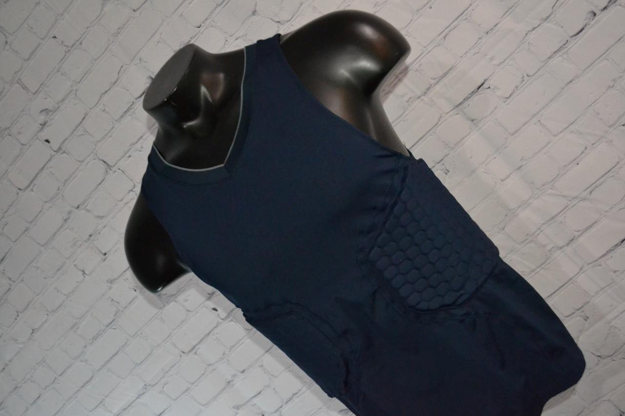47270a Nike Pro Athletic Football Shirt Padded Rib Cage Area Large