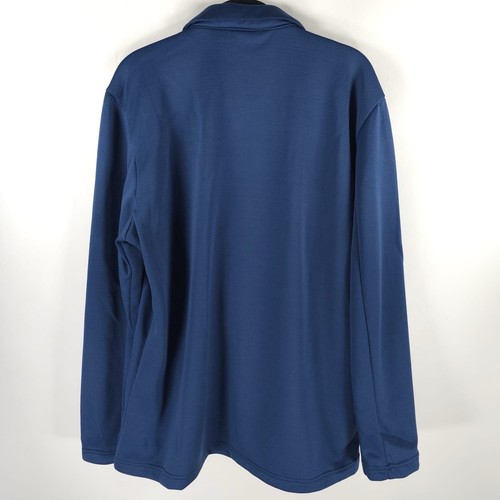 NWT AVALANCHE Outdoor Snap Navy Shirt Jacket Fleece Style CAM816B Size LARGE - Picture 3 of 13