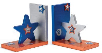 Crayola Bookends - Metallic   (NEW Old Stock)