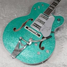 Gretsch G6136T Kenny Falcon II with Bigsby Ebony Early Summer Green Sparkle