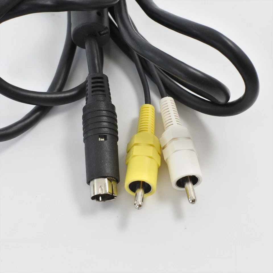 Sega Saturn Monaural AV Cable HSS-0112 Boxed Sega Official ss JAPAN 1879 - Image 3 of 4