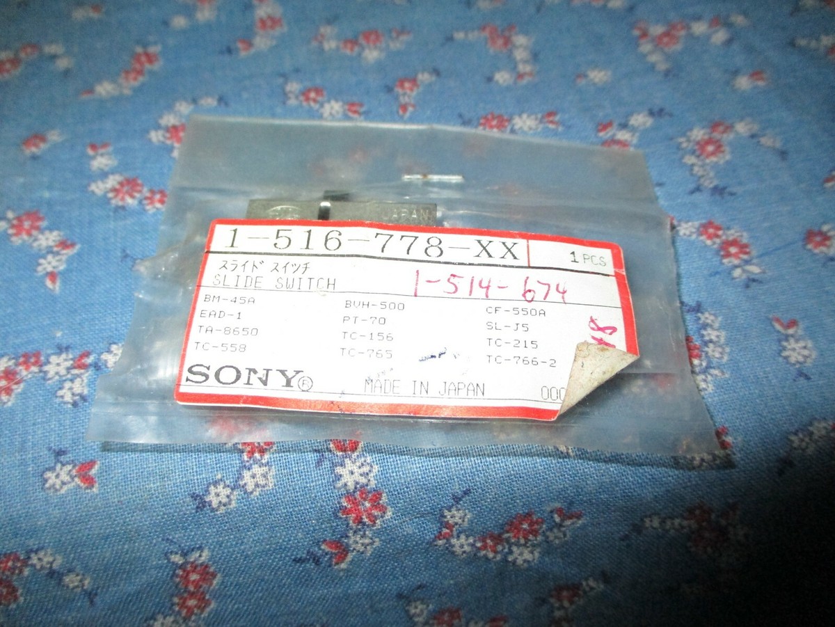 NOS Sony 1-516-778-XX Slide Switch Made in Japan | eBay