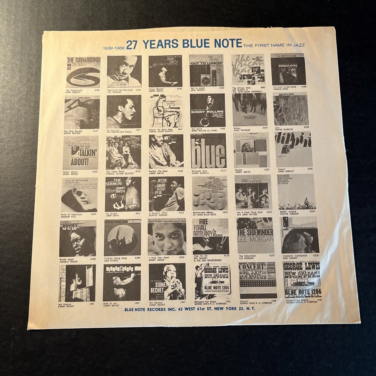 米LP Horace Silver Quintet The Tokyo Blues BLP4110 Blue Note /00260 HORACE SILVER - The Horace Silver Quintet - The Tokyo Blues