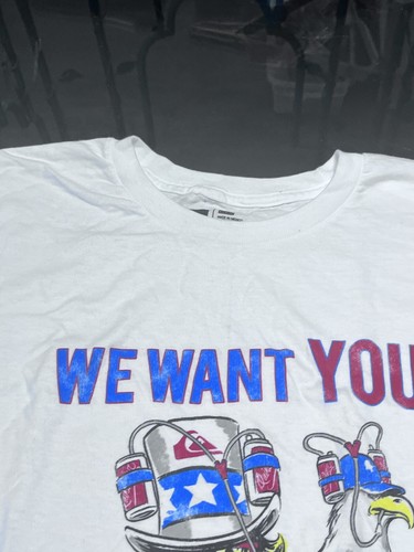 Quicksilver Uncle Sam Party T Shirt Men’s Xl Patriotic 4th Of July New With Tags - Picture 5 of 13