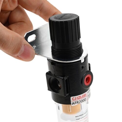1/4"Air Pressure Regulator Water Separator Air Filter Aluminum For Semiconductor - Picture 10 of 17