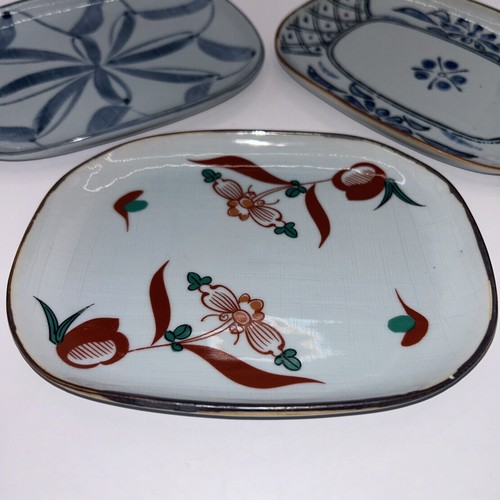 Vintage Hand Painted 6”x5” Small Ceramic Trays/Dishes - Picture 2 of 11