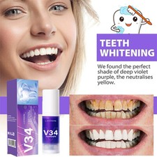 V34 Color Corrector Teeth Whitening Sensitive Zahnpasta Gel Mundhygiene U ↑