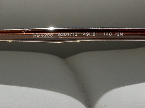 Gafas de sol Ray-Ban RB4266 LightRay 6201/13 49 mm marrón degradado Italia usadas - Imagen 2 de 8