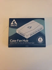 ARCTIC Case Fan Hub - 10-fold PWM Fan Distributor with SATA Power - Black