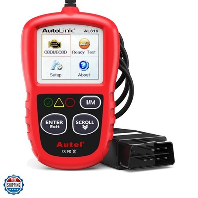 Professional Scanner AL319 Code Reader, Enhanced Check and Reset Engine Fault...