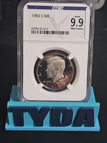 Proof 9.9 1983 S Kennedy Half Dollar 50c NGC X