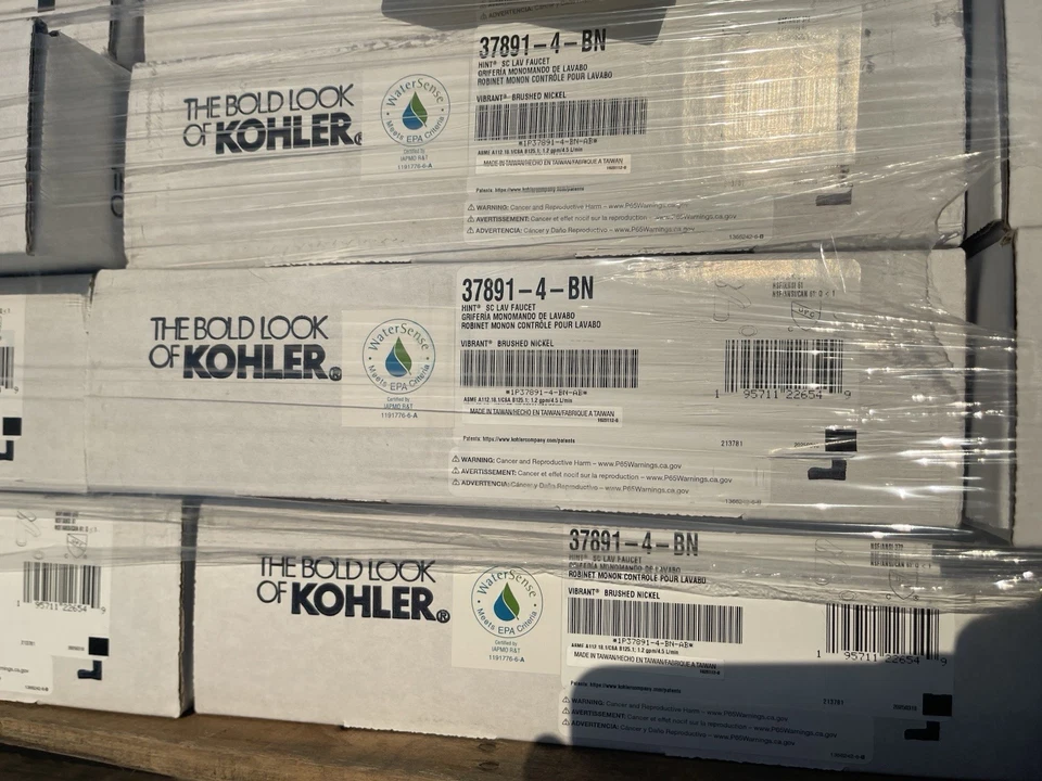 KOHLER Hint 单手柄浴室水槽龙头 1.2 GPM - 充满活力的拉丝镍 — 第 3/3 张图片