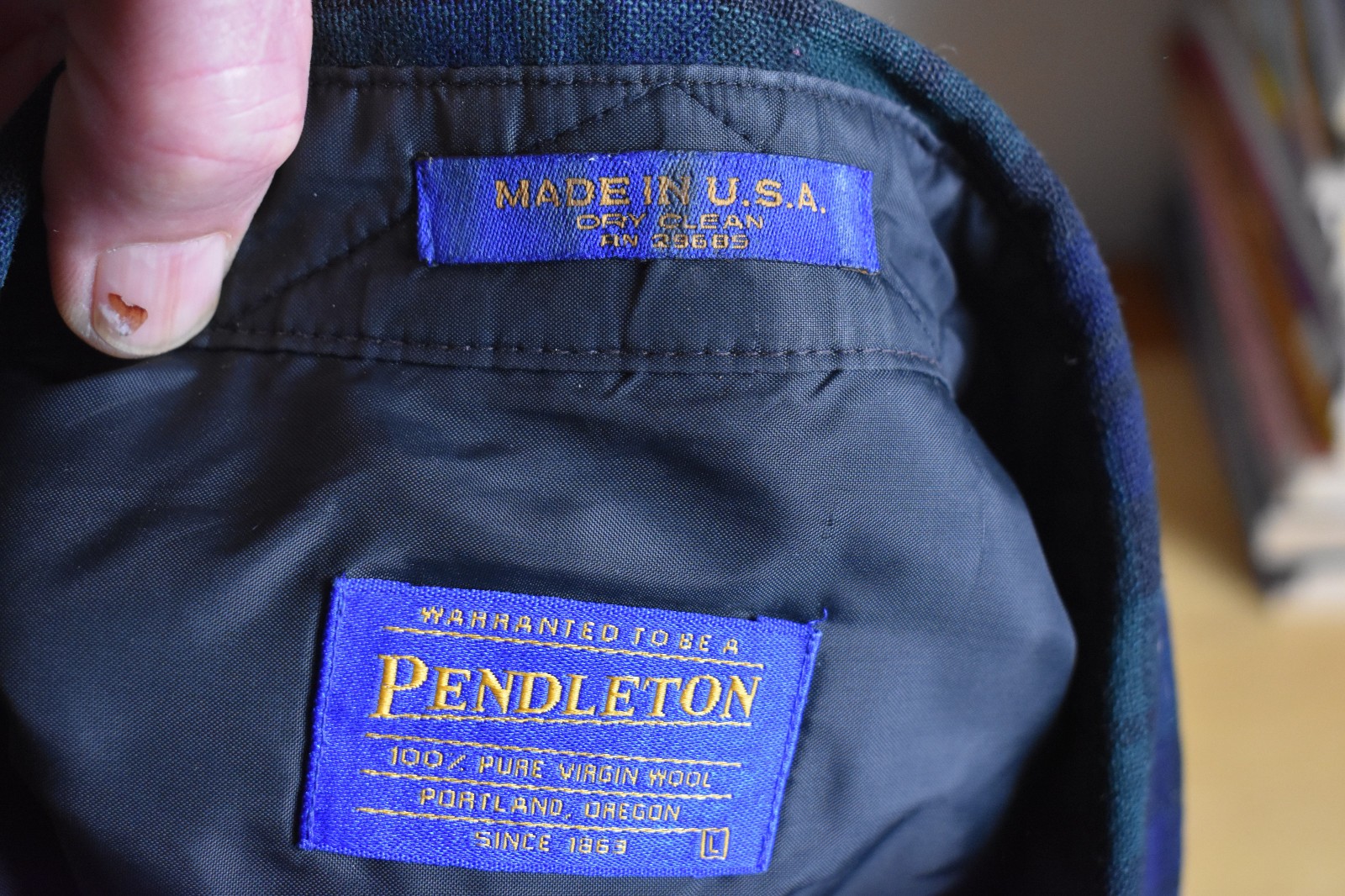 Vintage Pendleton Authentic Black Watch Tartan Sh… - image 4