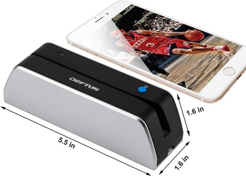 Lector de tarjetas de banda magnética Deftun Bluetooth MSR-X6 (BT) MSRX6BT escritor negro - Imagen 5 de 7