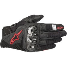 Alpinestars SMX-1 Air V2 Gloves - Black/Red - Men's Size Small