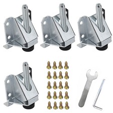 8X Heavy Duty Adjustable Leveling Feet Reduce Noise Furniture Table Legs Leveler