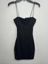 Love Tree Black Mini Dress Women’s Small Sexy Stretch Short NWT