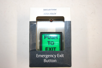 #ad Securitron ASSA ABLOY Emergency Exit Push Button GREEN quot;NEWquot; $45.00