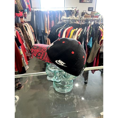 Vintage 90s Nike Air Jordan Jumpman Air Black Youth Snap Back Hat One Size - Picture 2 of 7