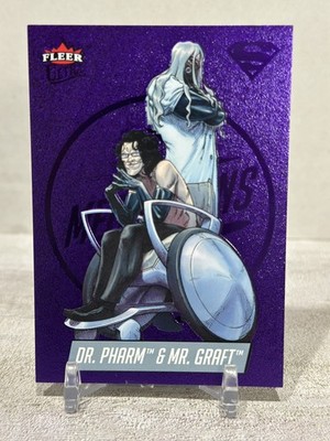 2026 Fleer Ultra Superman Dr. Pharm & Mr. Graft Purple Medallions Insert #M-48