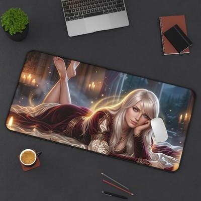 The Witcher Mouse Pad, Keira Metz Desk Mat, Gamer Gift
