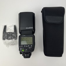 Canon Speedlite 600EX-RT Shoe Mount Flash w/ Case Stand Powers On