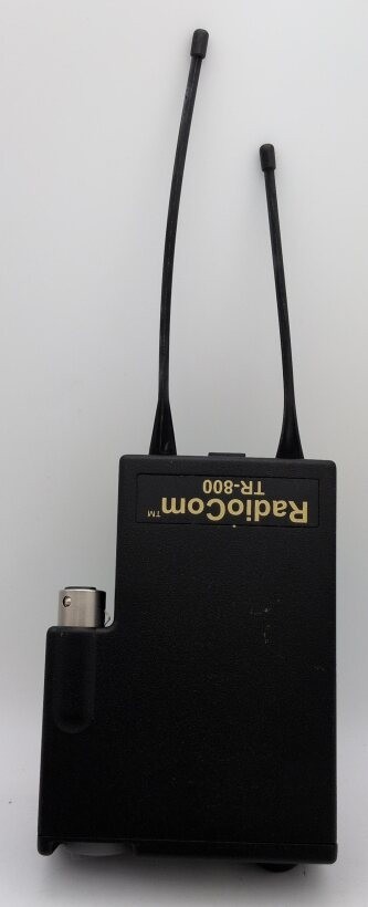Telex RadioCom TR-800 71306A2R 2-Channel UHF Wireless Beltpack Transceiver