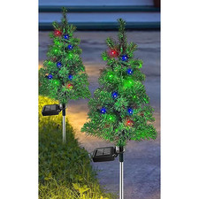 Solar Christmas Pathway Lights for Outdoor Decorations,Outside Christmas Tree St