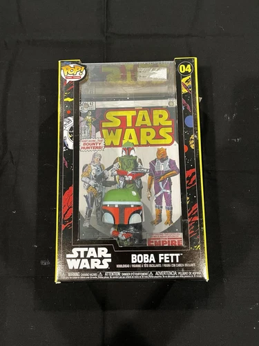 Funko Pop! Comic Book Cover with Case: Star Wars - Boba Fett #04 / BOX DMG