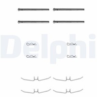 Delphi LX0001 ZubehöRsatz, Scheibenbremsbelag FüR Ford Volvo
