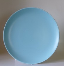 POOLE SKY BLUE 255mm DINNER PLATE - GOOD CONDITION