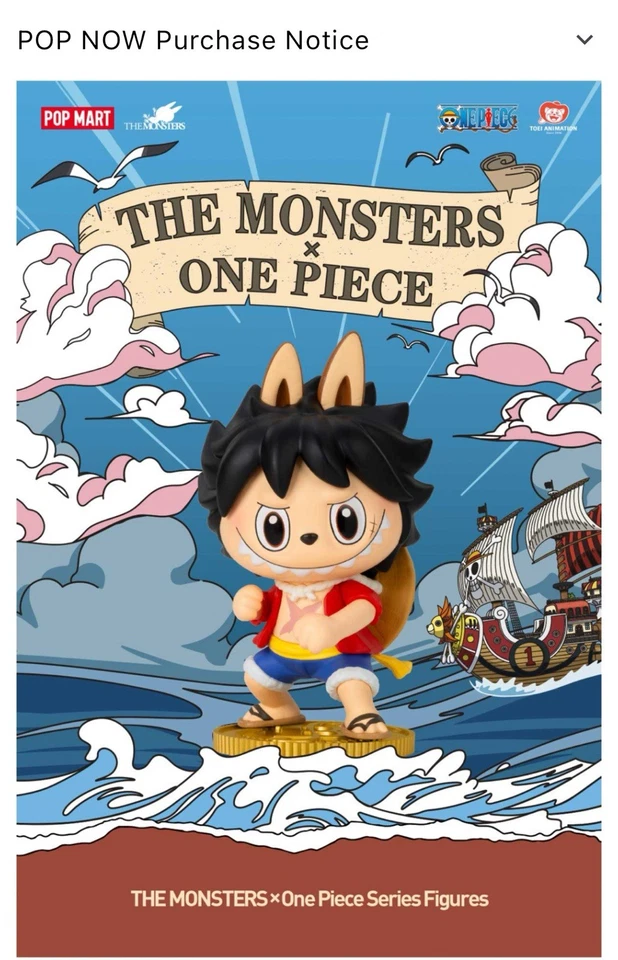 Pop MART The Monsters x One Piece Series 12 Piezas Juego Completo de Personajes Foto 2 de 4