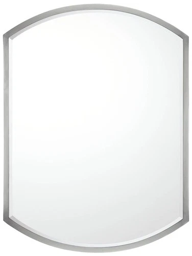 Aramis Matte Nickel 24" x 32" Rectangular Wall Mirror - Picture 1 of 2