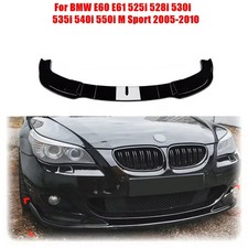 Spoilerlippe Frontlippe für BMW 5er F10 F11 M Paket Spoilerschwert SCHWARZ 